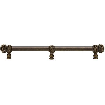 Carpe Diem Juliane Grace Small Finial Cabinet Pull - Clear Swarovskiimage