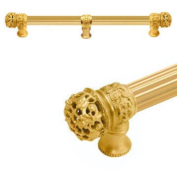 Carpe Diem Juliane Grace Small Finial Reed Pull with Center Braceimage