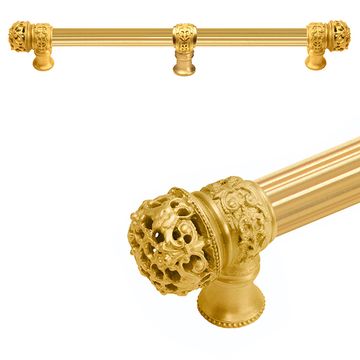 Carpe Diem Juliane Grace Small Finial Reed Pull with Center Braceimage