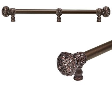 Carpe Diem Juliane Grace Smooth Large Finial Pull - Clear Swarovskiimage