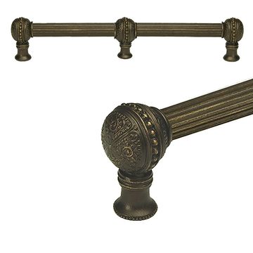 Carpe Diem Millennium Large Reeded Cabinet Pull with Center Braceimage