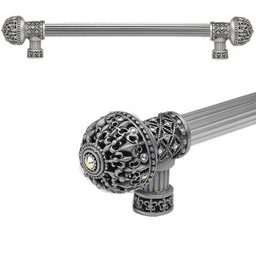 Carpe Diem Versailles Fleur De Lys Reeded Large Finial Pull - Auroreimage