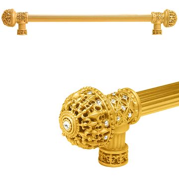 Carpe Diem Versailles Fleur De Lys Reeded Large Finial Pull - Auroreimage