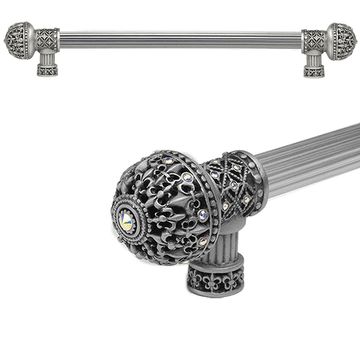 Carpe Diem Versailles Fleur De Lys Reeded Large Finial Pull - Auroreimage