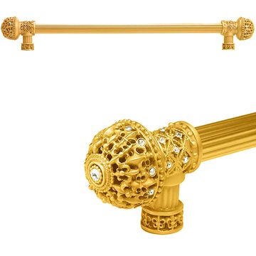 Carpe Diem Versailles Fleur De Lys Reeded Large Finial Pull - Auroreimage