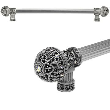 Carpe Diem Versailles Fleur De Lys Reeded Large Finial Pull - Auroreimage