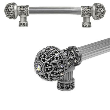 Carpe Diem Versailles Fleur De Lys Reeded Large Finial Pull - Auroreimage