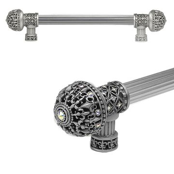 Carpe Diem Versailles Fleur De Lys Reeded Large Finial Pull - Auroreimage