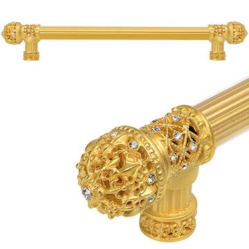 Carpe Diem Versailles Fleur De Lys Reeded Small Finial Pull - Clearimage