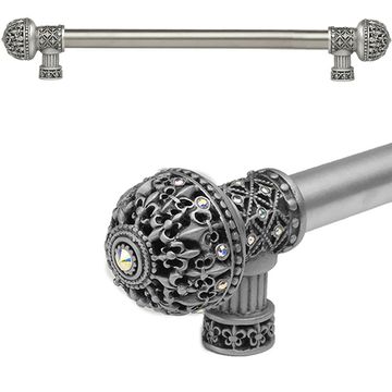 Carpe Diem Versailles Fleur De Lys Smooth Large Finial Pull - Auroreimage