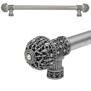 Carpe Diem Versailles Fleur De Lys Smooth Large Finial Pull - Auroreimage