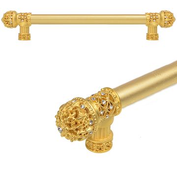 Carpe Diem Versailles Fleur De Lys Smooth Small Finial Pull - Clearimage