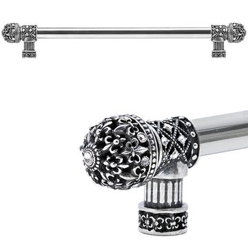 Carpe Diem Versailles Fleur De Lys Smooth Small Finial Pull - Clearimage