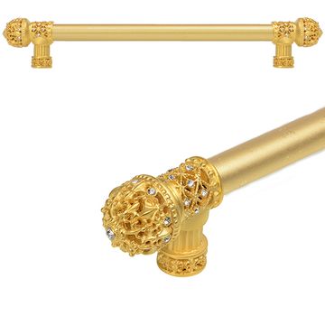 Carpe Diem Versailles Fleur De Lys Smooth Small Finial Pull - Clearimage