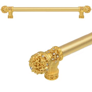 Carpe Diem Versailles Fleur De Lys Smooth Small Finial Pull - Clearimage