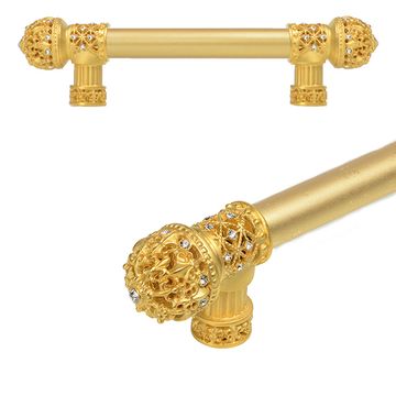 Carpe Diem Versailles Fleur De Lys Smooth Small Finial Pull - Clearimage