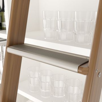 Quiet Glide Library Ladder Ribbed Step Treadimage