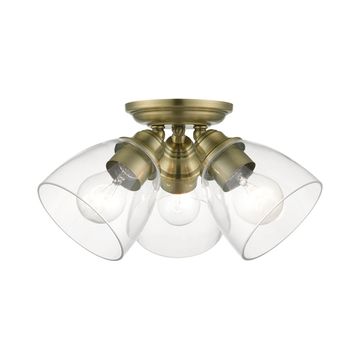 Livex Lighting Montgomery Large Flush Mount Lightimage