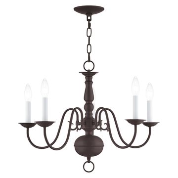 Livex Lighting Williamsburgh 5-Light Chandelierimage