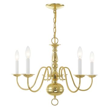 Livex Lighting Williamsburgh 5-Light Chandelierimage