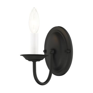 Livex Lighting Home Basics 1-Light Single Wall Sconceimage