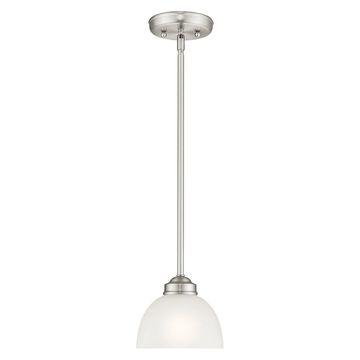 Livex Lighting Somerset 1-Light Small Single Pendant Lightimage