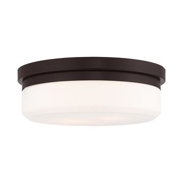 Livex Lighting Stratus 2-Light Large Flush Mount Wall or Ceiling Lightimage