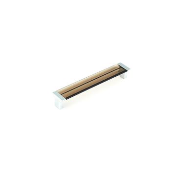 Schaub Positano Chrome Smoke Cabinet Pullimage