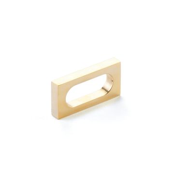 Schaub Cafe Modern Oval Slot Cabinet Pullimage