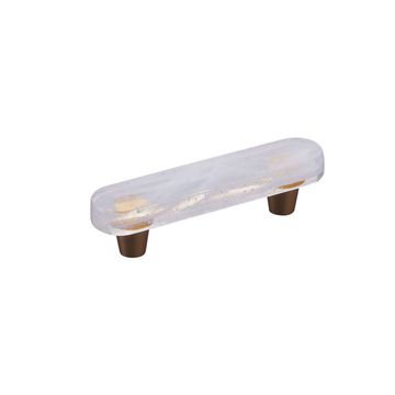 Schaub Fused Glass Oval Cabinet Pullimage