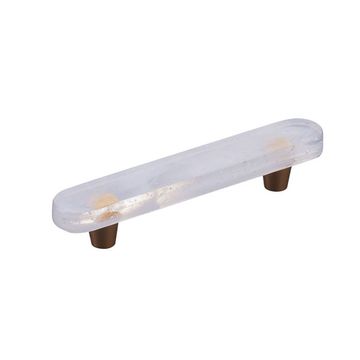 Schaub Fused Glass Oval Cabinet Pullimage