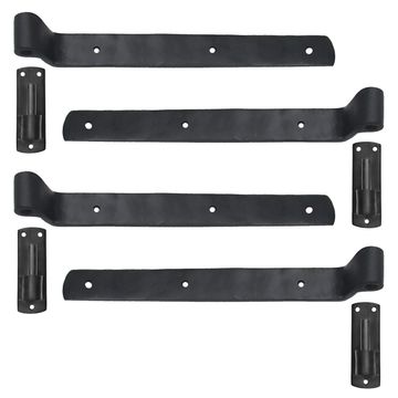 Seaside Shutter 10 Inch Brass Arch Strap With Pintleimage