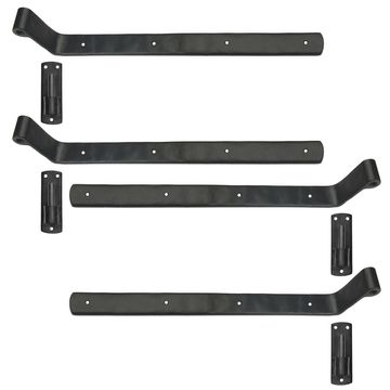 Seaside Shutter 14 Inch Brass Arch Strap With Pintleimage