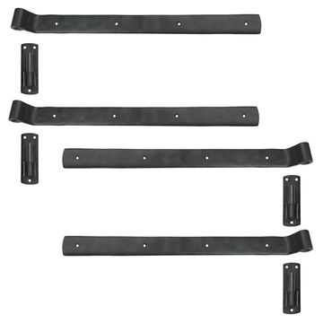 Seaside Shutter 14 Inch Brass Arch Strap With Pintleimage