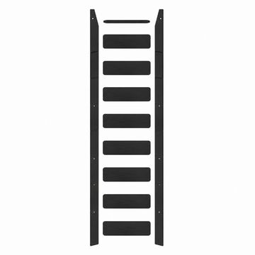 Quiet Glide Prefinished Painted Black Ladderimage