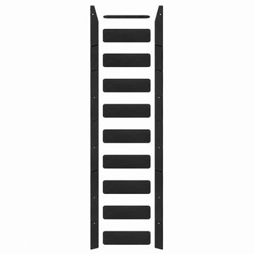 Quiet Glide Prefinished Painted Black Ladderimage