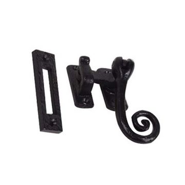 Restorers 4 1/2” Casement Latch with Rat Tail Leverimage