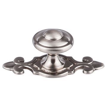 BRITANNIA COLLECTION CANTE KNOB WITH BACKPLATEimage