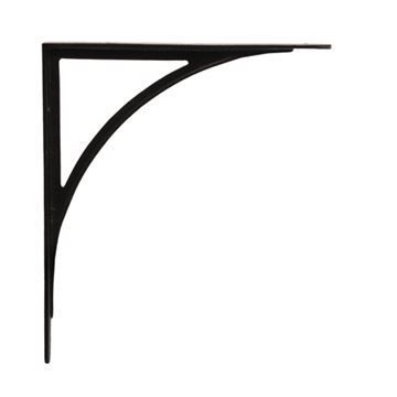 Restorers 11” x 8 3/4” Arched Iron Shelf Bracketimage
