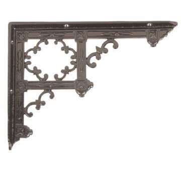 Restorers Eastlake Design Iron Shelf Bracketsimage