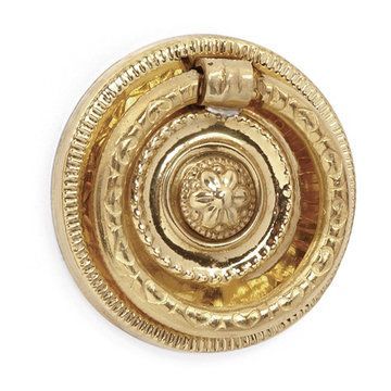 Colonial Revival Ring Pull Brass Colonial Revival Ring Pull Brass