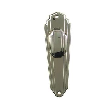Restorers Art Deco Passage Door Set – Nickel Finishimage