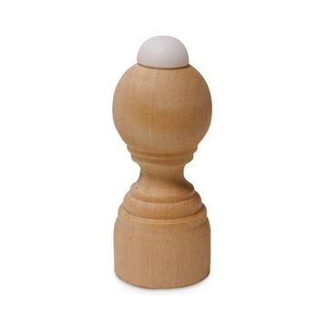 OAK DOOR STOP W/BUMPERimage