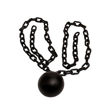 BPC CAST IRON BALL&CHAIN 5#BALL- W/6CHAINimage