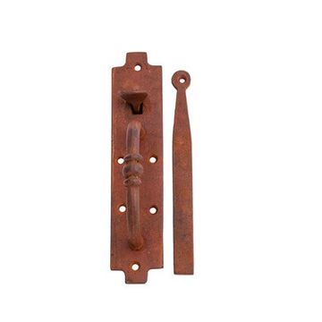 Restorers Primitive Iron Gate Latch Set with Thumblatch Handleimage