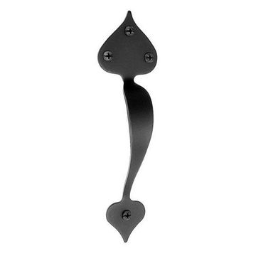 HEART DOOR PULL/BLACK  FORGED IRONimage