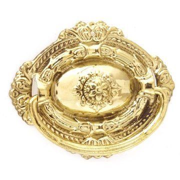 Restorers Classic Brass Victorian Oval Bail Pullimage