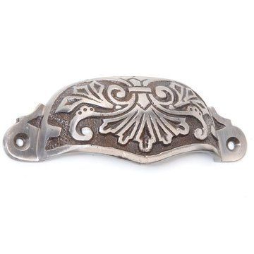 POL CAST IRON & STEEL ORNATE BIN PULLimage