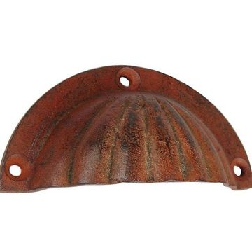 Restorers Scalloped Texture Rusty Bin Pullimage