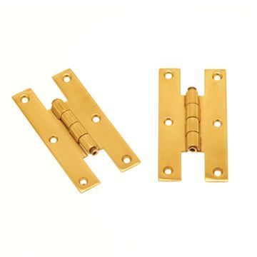 BRASS H HINGES-FLUSH PAIRimage